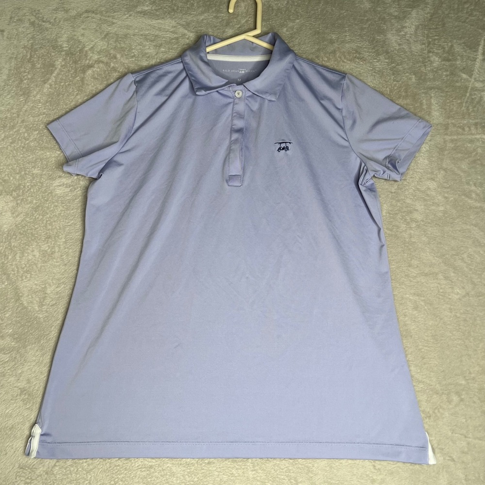 Bald‎ Head Blues Men's Golf Polo Shirt Periwinkle Blue Short Sleeve Size Medium